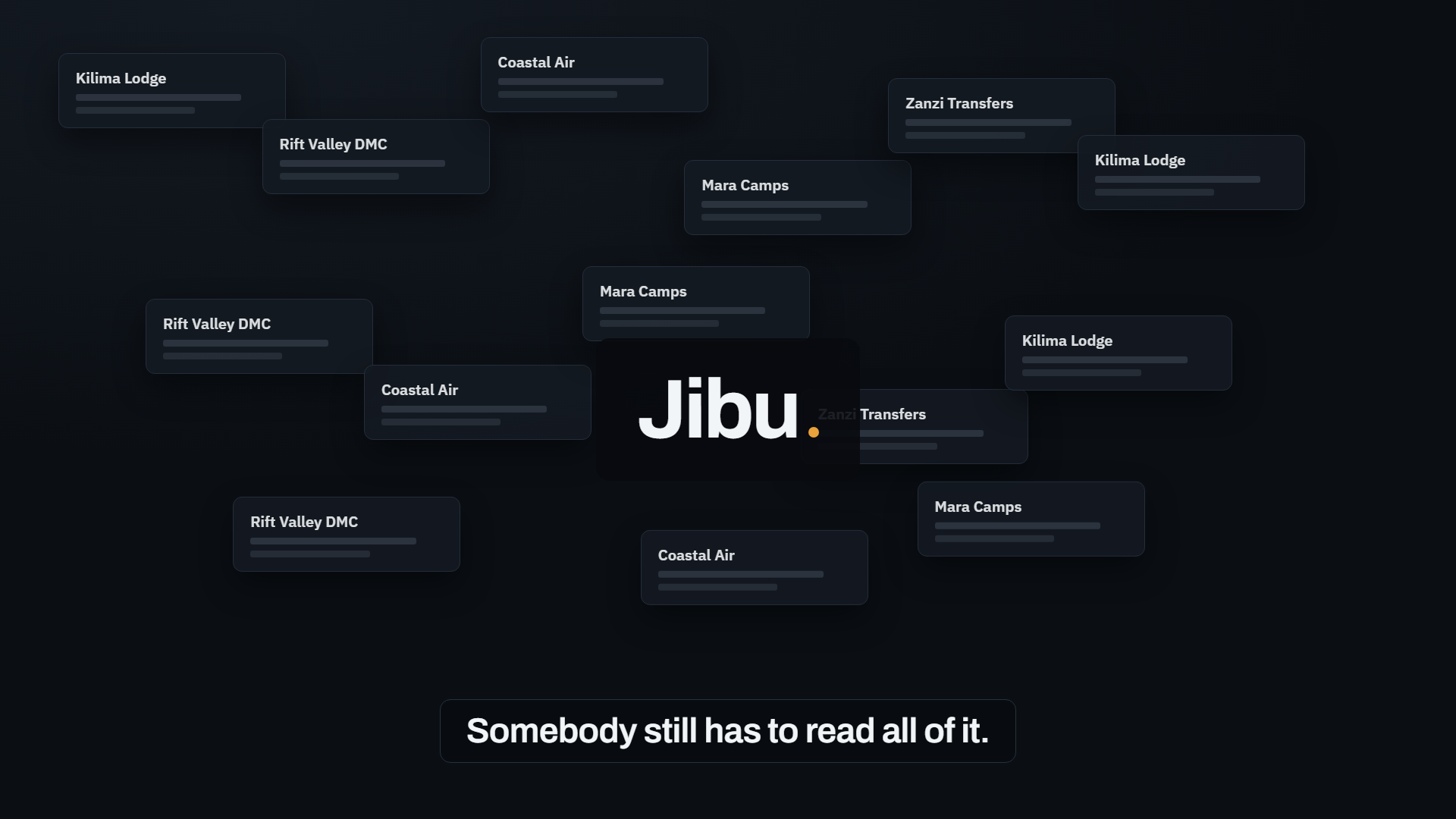 A flood of supplier email threads